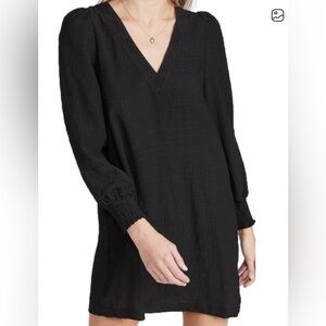 BB Dakota Black Textured Dress